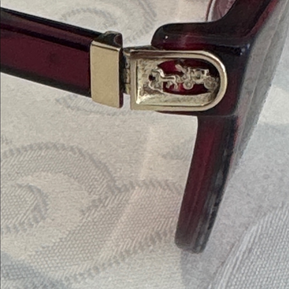 Coach Gradient Red 54 mm Round Sunglasses - Picture 9 of 15